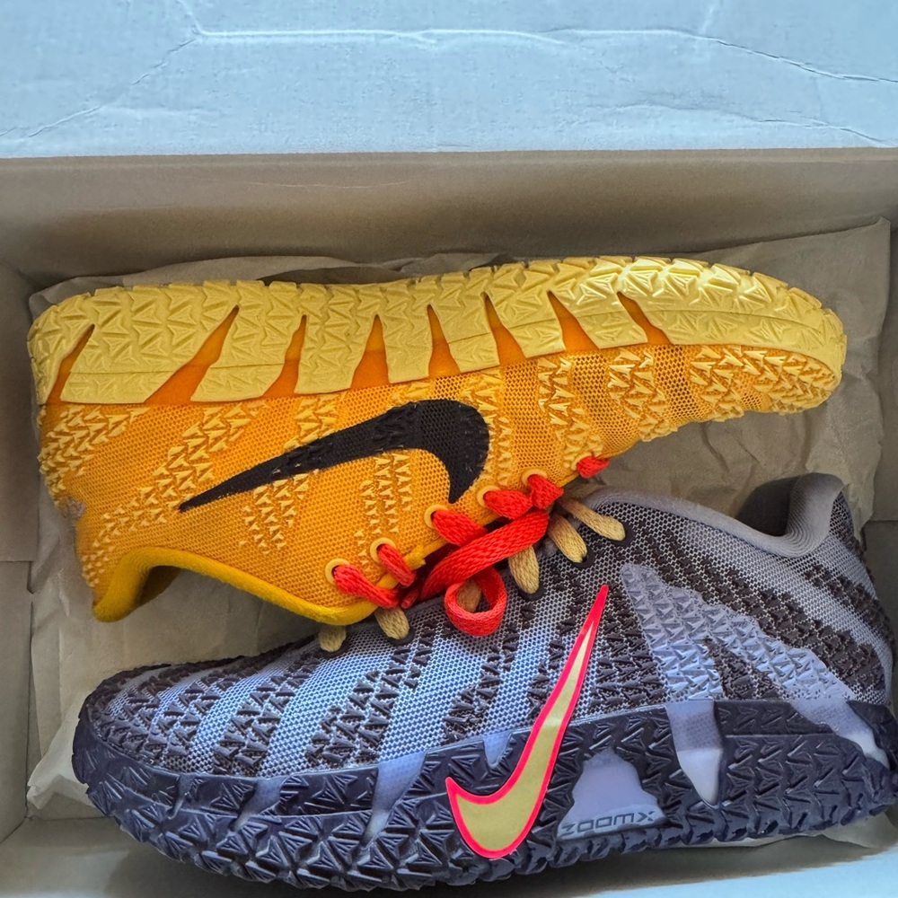 Nike JA 3 purple gold basketball shoes hustle and flow RARE